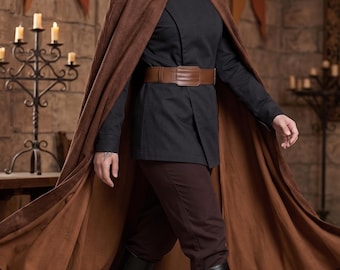 Count Dooku Costume Women Full Set Sith Lord Cosplay Cloak Villain Outfit Halloween Comic Con Wear