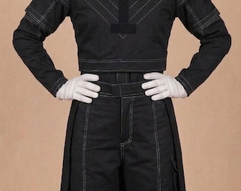 Boba Fett Mandalorian Costume Armor Vest Flight Suit Bounty Hunter Cosplay Outfit for Halloween, Comic Con, Convention Ready Custom Suit