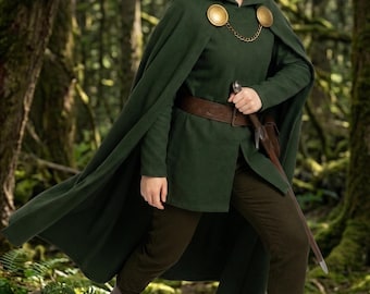 Doctor Doom Villain Cosplay Costume Women Full Set Hooded Cape Wool Blend Comic Con Halloween Suit Outfit