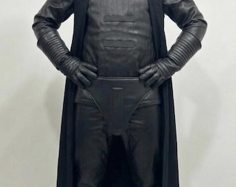Darth Vader Costume Full Armor Suit & Cape Robe | Star Wars Cosplay Outfit, Black Knight Vader Set and Mandalorian-Inspired Design