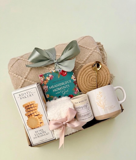 Christian Gift Box, Faith Based Gift, Devotional Gift, Encouragement Gift for Women, Get Well Soon, Thinking of You, Religious Care Package