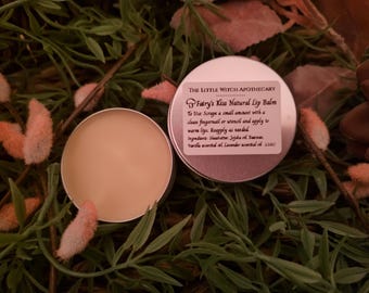Fairy's Kiss Natural Lip Balm | Shea Butter, Jojoba, Beeswax Moisturizing Treatment