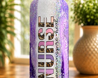 Cirkul Sip Compatible Custom Tumbler – Nurse Personalized Insulated Water Bottle