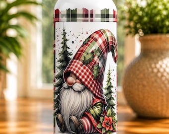 Cirkul Sip Compatible Custom Tumbler – Christmas Gnomes Personalized Insulated Water Bottle