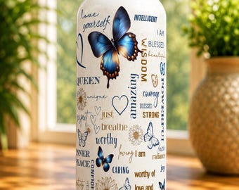 Cirkul Sip Compatible Custom Tumbler – Inspirational Personalized Insulated Water Bottle