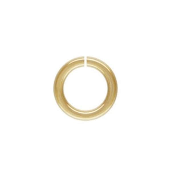 14k Gold Filled (4mm, 5mm, 6mm, 7mm) 18ga Open Jump Rings