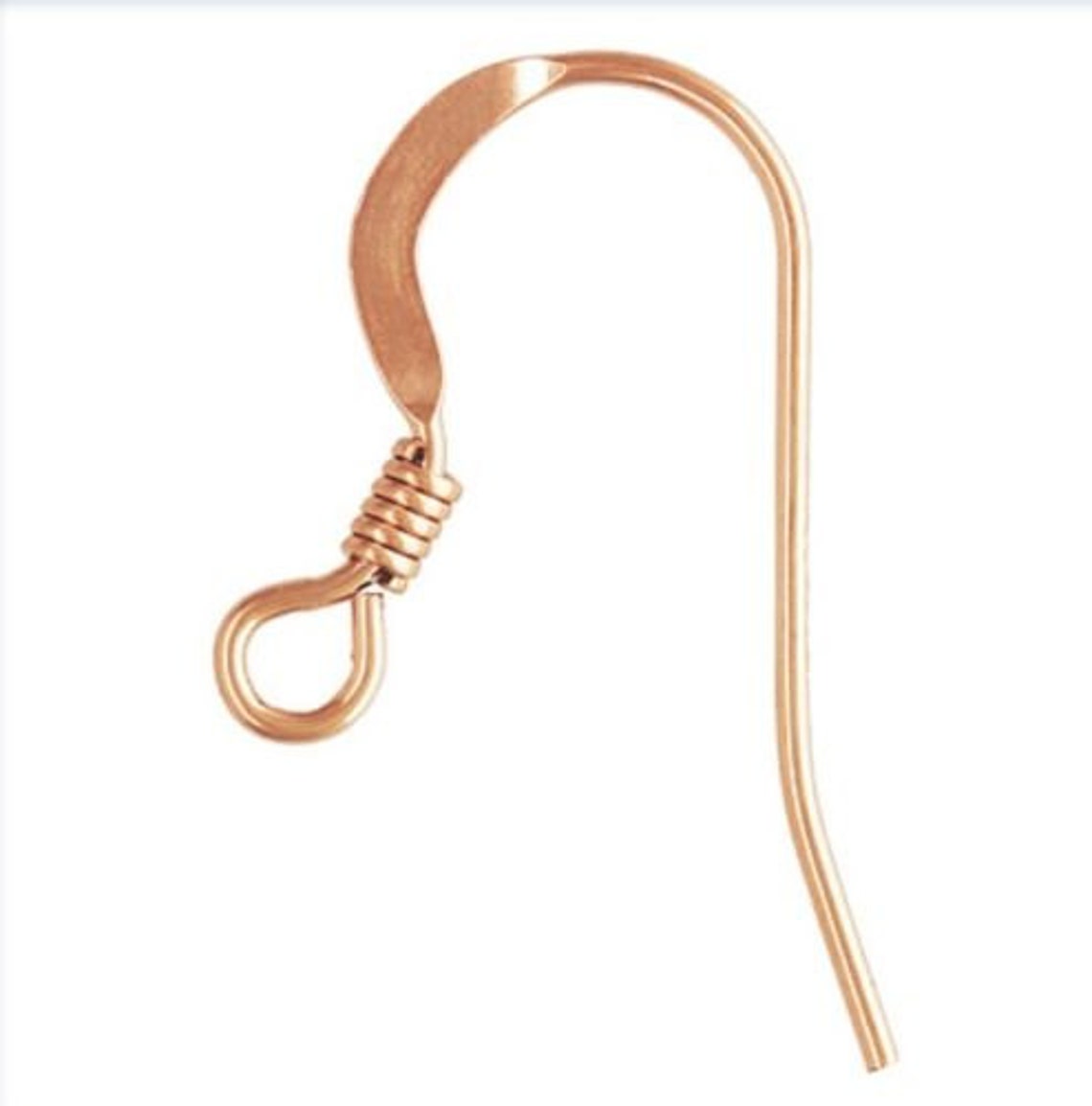 Women'S Gold Western Brass Na Fish Hook Ear Wire Rhodium - Plated Single Circular Hoop Earrings