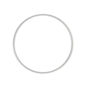 May include: A simple silver bangle bracelet.