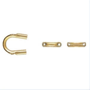 14K Gold Filled Wire Guardians | 0.53mm, 0.79mm Hole | Cable Thimbles for Beading Wire Protection | Jewelry Making Findings