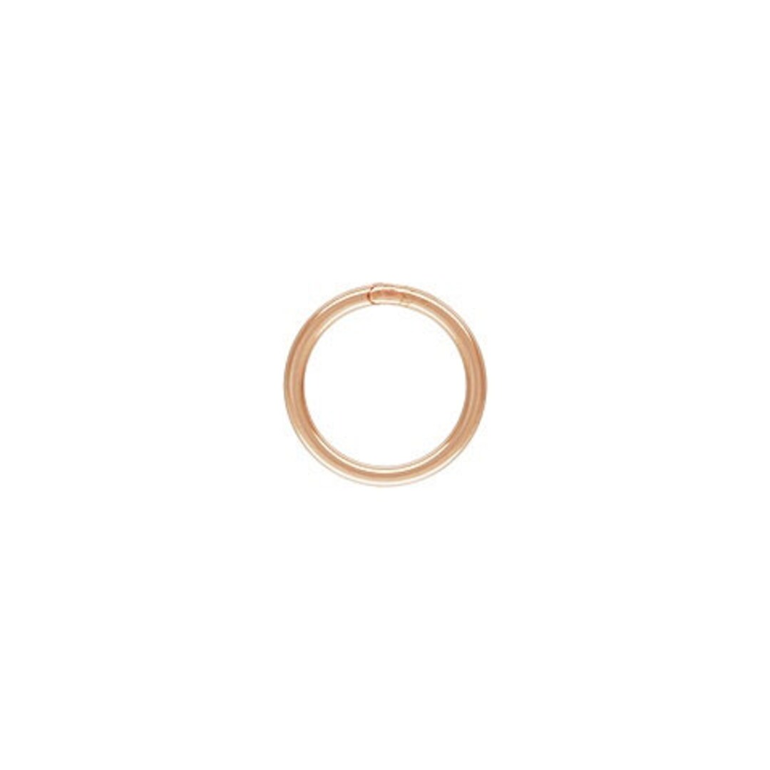 5 Pcs Bag of 6 mm 14K Rose Gold Filled Split Rings