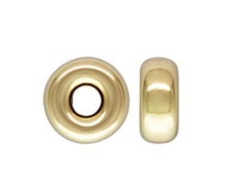 14k Gold Filled (3mm, 4mm, 5mm, 6mm) Roundel Bead