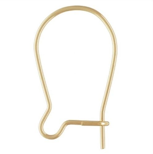 23.5mm Kidney Wire Interchangeable Hook Earrings 14kt Gold Filled - Stones  & Findings