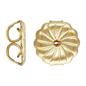 14k Gold Filled (5mm, 7mm, 9mm) Premium Earring Back