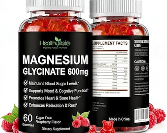 HealthyAsia Black Label Magnesium Glycinate Gummies- 600mg