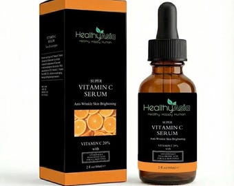 HealthyAsia Super Vitamin C Serum – Anti-Aging Brightening Firming Face Serum
