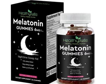 HealthyAsia Black Label Melatonin Gummies - 6mg