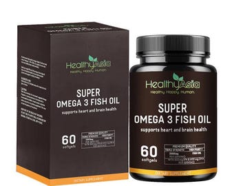 HealthyAsia Black Label SUPER Omega 3 Fish Oil