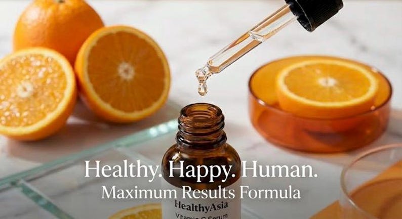 HealthyAsia Super Vitamin C Serum – Sérum facial antiedad, iluminador y reafirmante imagen 3