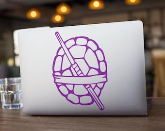 Calcomanía de vinilo brillante de Donatello de las Tortugas Ninja / Uso exterior, ventana de coche, superficies lisas