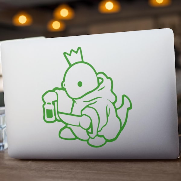 Tonberry Glossy Vinyl Transfer Decal | Outdoor Use, Car Window, Smooth Surfaces