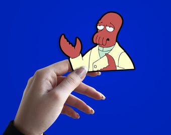 Why Not Zoidberg Waterproof Glossy Vinyl Die Cut Sticker