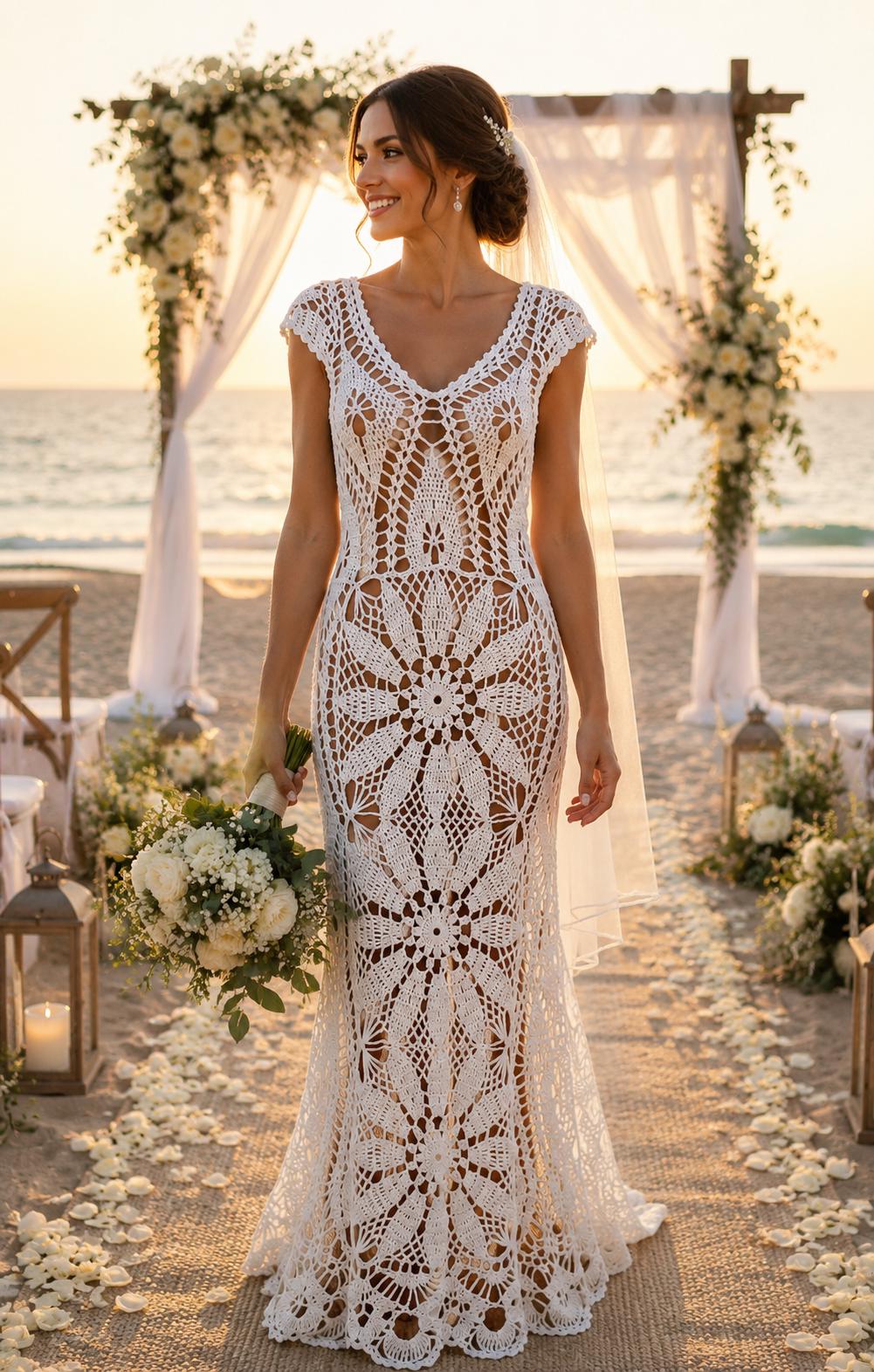 Boho Wedding Dress Open Back - Etsy