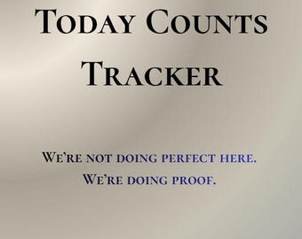 Today Counts Tracker | Printable Daily Reset Sheet (PDF Download)