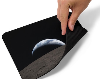 Artemis II Earthset Mauspad, NASA Weltraum Foto, Astronomie Schreibtisch Accessoire