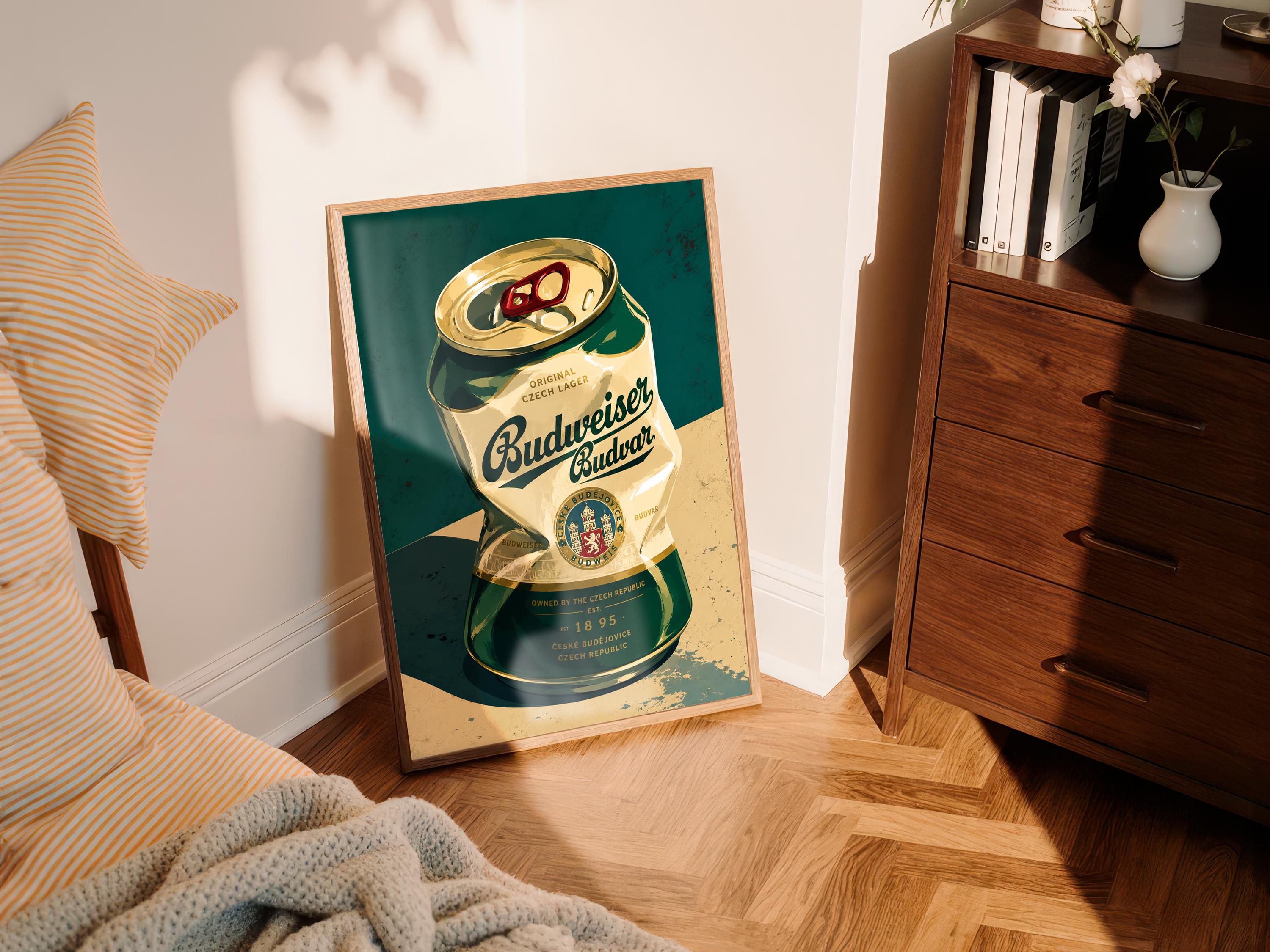 Budweiser Artwork - Etsy