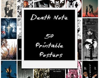 Death Note - Small Bundle – Instant Download 50 Printable Posters