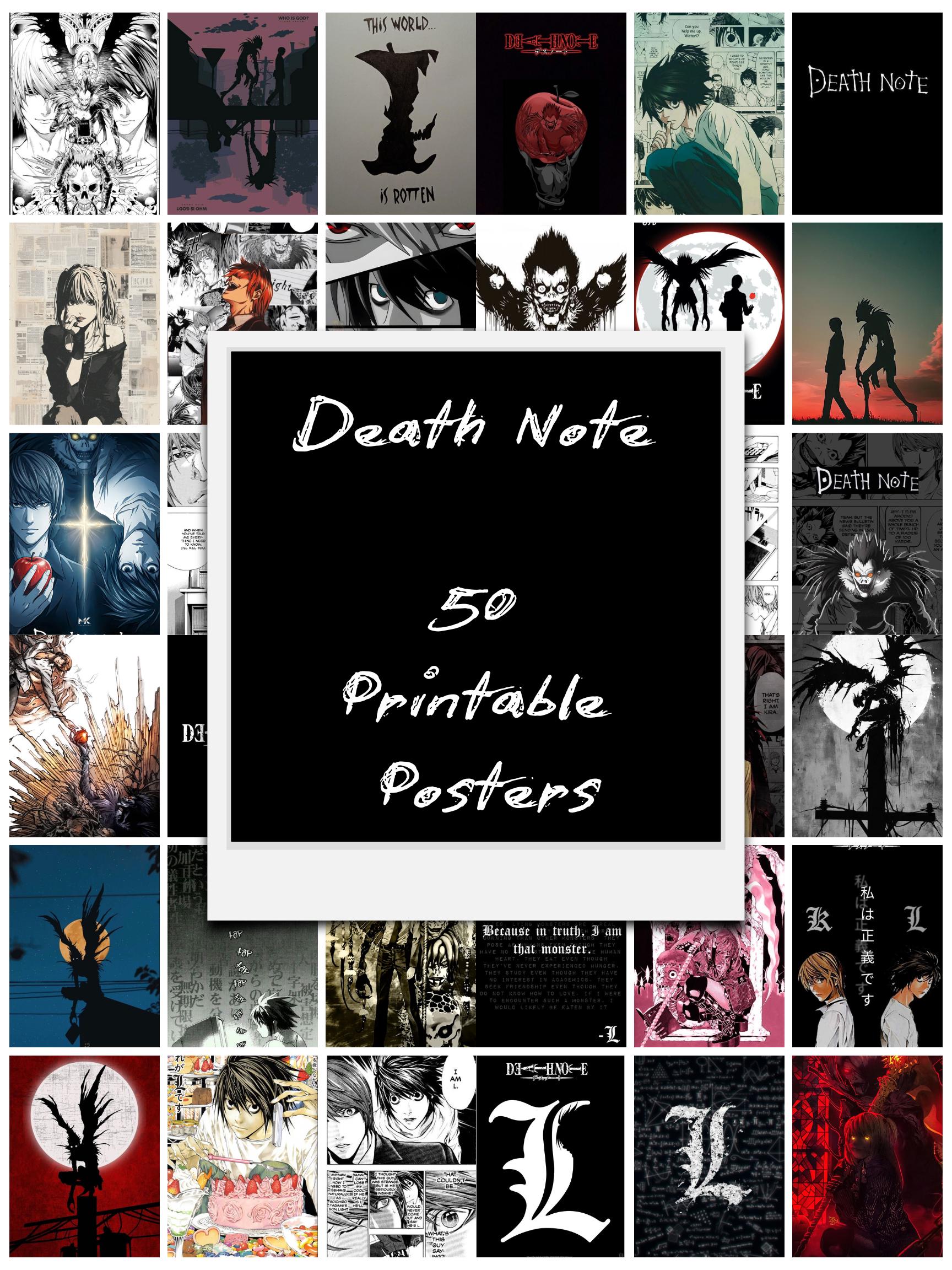Death note poster - Etsy 日本