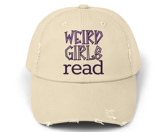 Gorro de lectura para chicas raras / Gorra para amantes de los libros