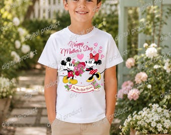Mickey Mouse Art PNG, Minnie Mouse Clipart, Mickey Mothers Day Sublimation, Best Mama DTF Transfer, Minnie Mouse Digital Download