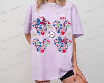 Mickey Mouse Png Download, Patriotic Mickey Clipart, 4th of July Sublimation, America Disney DTF, July 4th Design PNG, USA Mouse Art