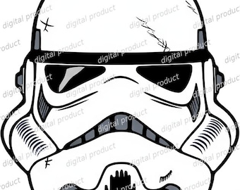 Stormtrooper PNG, Star Wars Clipart, Stormtrooper SVG, Star Wars Digital Download, Stormtrooper Sublimation Design, SciFi PNG File