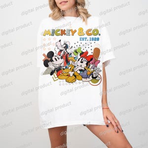 Mickey Mouse PNG, Retro Mickey Mouse Clipart, Vintage Mickey Sublimation Design, Classic Mickey Cartoon Download, Mickey and Co PNG File image 5