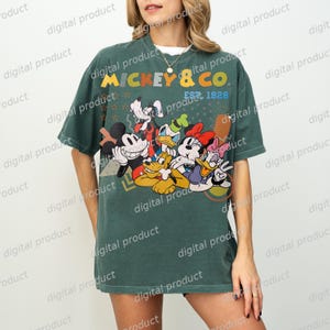 Mickey Mouse PNG, Retro Mickey Mouse Clipart, Vintage Mickey Sublimation Design, Classic Mickey Cartoon Download, Mickey and Co PNG File image 4