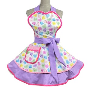 Kitchen Apron for Women, Cooking Apron, Baking Apron, Cute Apron Valentine&#39;s Day Apron, Sexy Apron