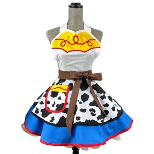 Cowgirl Costume apron, Women&#39;s apron for Cooking, Kitchen Apron for Baking