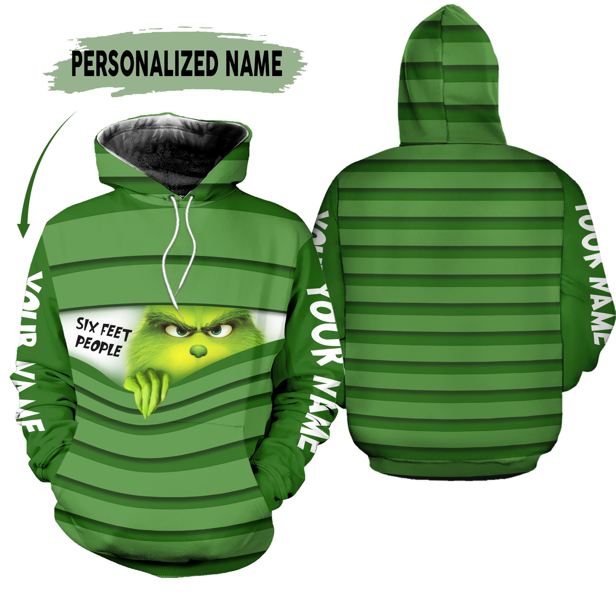 Grinch 3d Hoodie - Etsy Australia