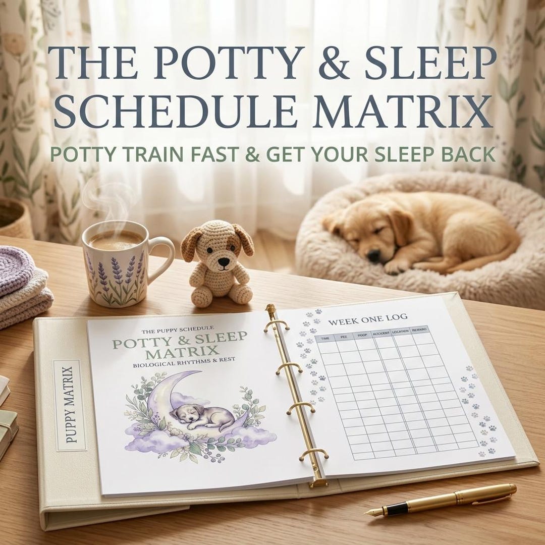 Sleep Matrix Rasp Puppy Potty Training Schedule & Sleep Matrix | New Puppy Routine ...