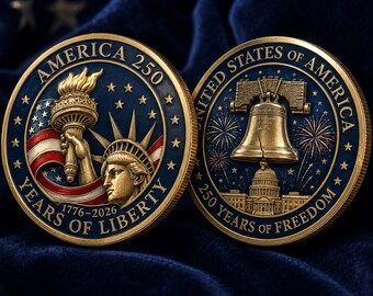 Monedas conmemorativas del 250 aniversario de Estados Unidos, Monedas Águila Blanca 1776-2026, Moneda de recuerdo conmemorativa