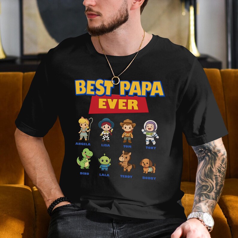 Toy Story Best Dad Ever T-Shirt, Toy Story Dada Shirt, Dad Life Shirt, DisneyDad Shirt, Father Day Shirt, Toy Story Land T-Shirt bild 3