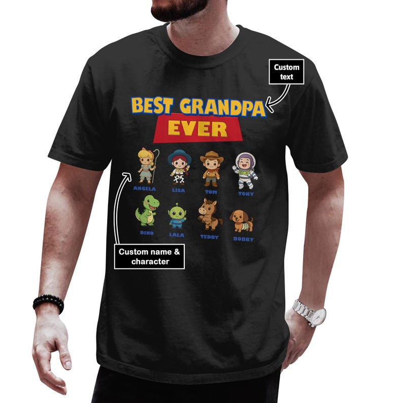 Toy Story Best Dad Ever T-Shirt, Toy Story Dada Shirt, Dad Life Shirt, DisneyDad Shirt, Father Day Shirt, Toy Story Land T-Shirt bild 11