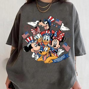 Mickey and Friends 4th July 2026 Shirt, Disney Independence Day Tee, Disneyland Family, Walt Disney World T-shirt image 6
