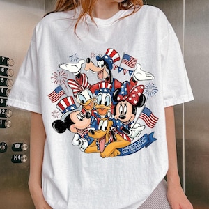 Mickey and Friends 4th July 2026 Shirt, Disney Independence Day Tee, Disneyland Family, Walt Disney World T-shirt image 7
