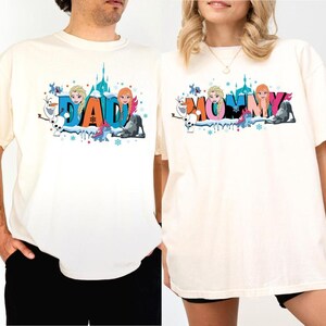 Frozen Mama Sweatshirt, Princess Mom Vacation Shirt, Family Adventure Outfit Gift for Mother’s Day and Trips image 2