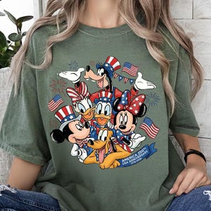Mickey and Friends 4th July 2026 Shirt, Disney Independence Day Tee, Disneyland Family, Walt Disney World T-shirt image 5