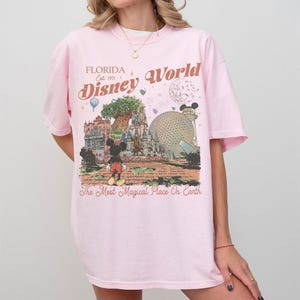 Vintage Mickey Disney World Comfort Colors Shirt, Retro Mickey and Friends Tee, Walt Disney World Vacation Shirt, Disney 2026 Trip Outfit Te image 6