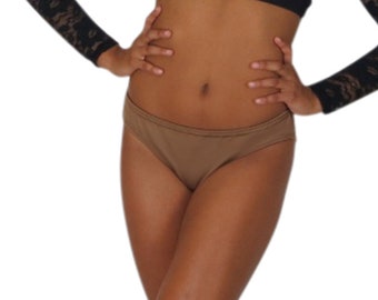 Dance briefs, nude/beige, full coverage dance briefs, Women girls teams solos, wholesale dancewear, red white black rose blue teal grey pink
